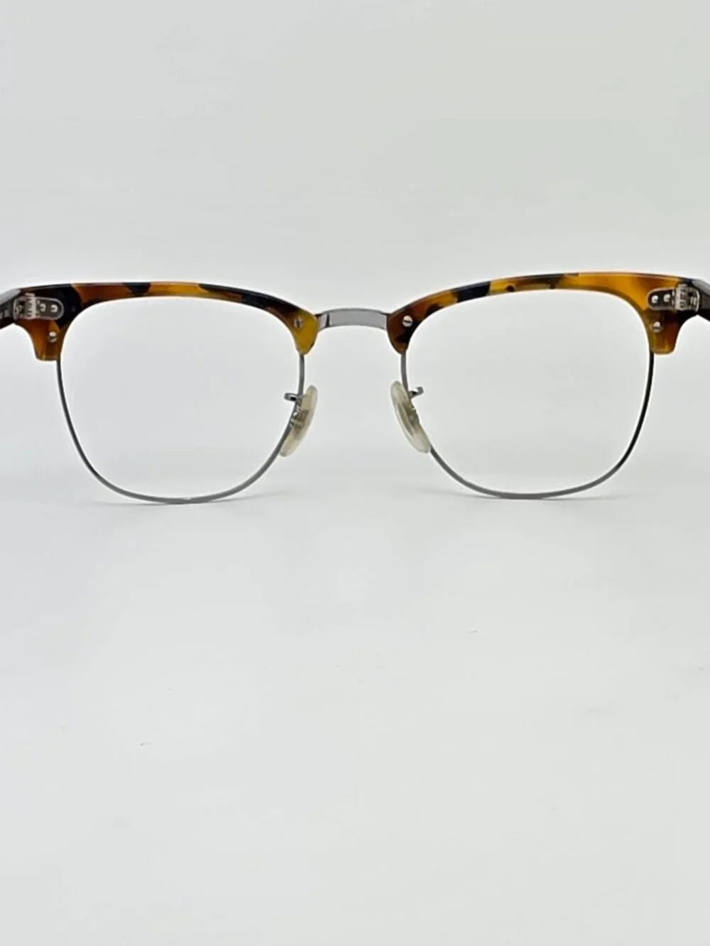 Ray-Ban RB3016 1158/R5 Clubmaster Fleck Blue Havana Sunglasses Frame Italy 49mm